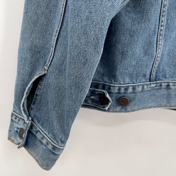 Levi’s Standard Trucker Mens Denim Jacket Size Small 90"s Style Unisex - Picture 7 of 8